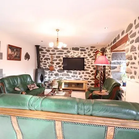 Maison De Caractere Au Coeur Des Volcans D'auvergne Avec Jardin, Terrasse, Poele Et Equipements Enfants - Fr-1-742-559